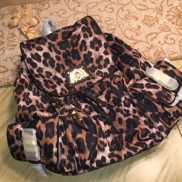 Juicy couture leopard backpack Clearance